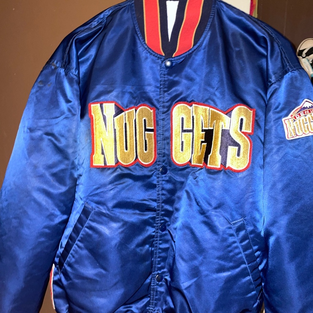 NBA Blue and Gold Bomber Jacket